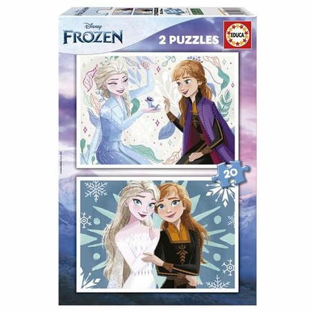 Puzzle Infantil Frozen | Set 2 Rompecabezas 20 Piezas - Compra online en MegaJuguetes