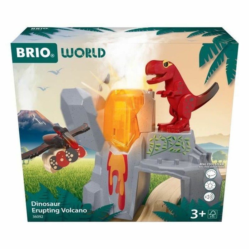 Figuras Acción Niños Brio: Volcán y Dinosaurio Eruptivo - Compra online en MegaJuguetes