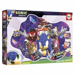Puzzle Infantil: Set 4 Rompecabezas Sonic Prime 250 Piezas - Compra online en MegaJuguetes 2