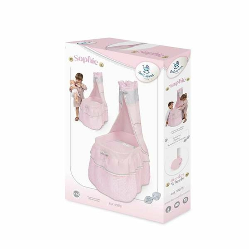 Juguetes construcción niños: Cuna para Muñecas Decuevas Rosa, el complemento ideal