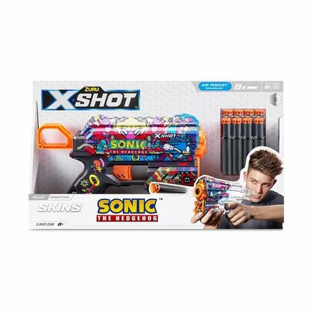 Juguetes Exterior Niños: Pistola de Dardos Zuru X-Shot Sonic Skins Flux