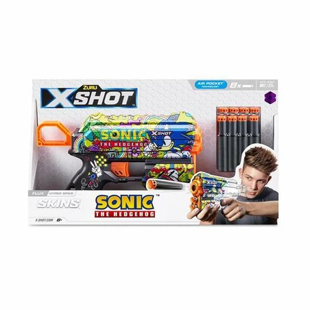 Juguetes Exterior Niños: Pistola de Dardos Zuru X-Shot Sonic Skins Flux