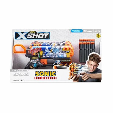 Juguetes Exterior Niños: Pistola de Dardos Zuru X-Shot Sonic Skins Flux