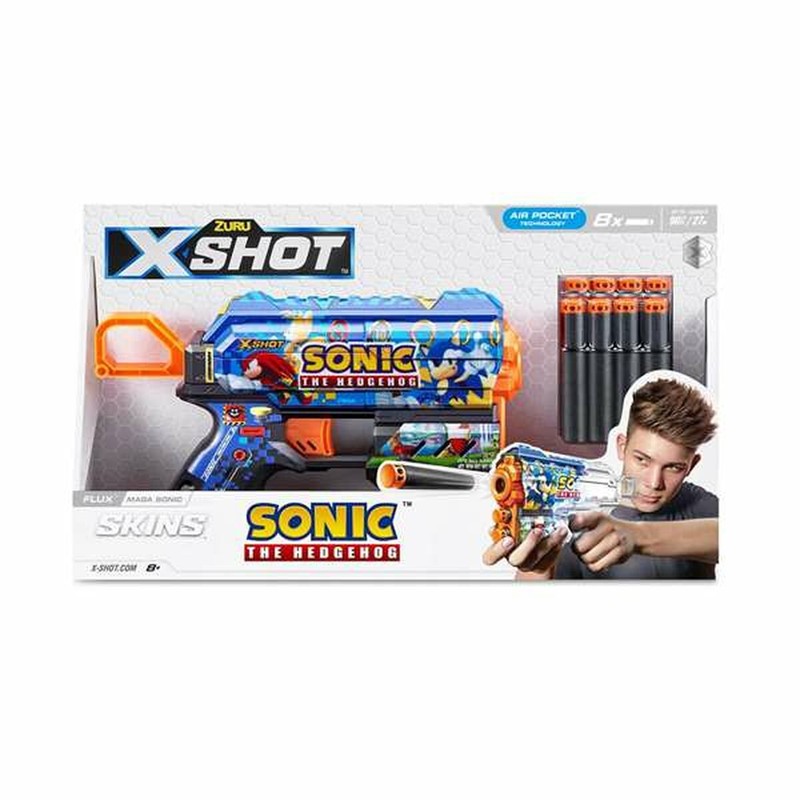 Juguetes Exterior Niños: Pistola de Dardos Zuru X-Shot Sonic Skins Flux