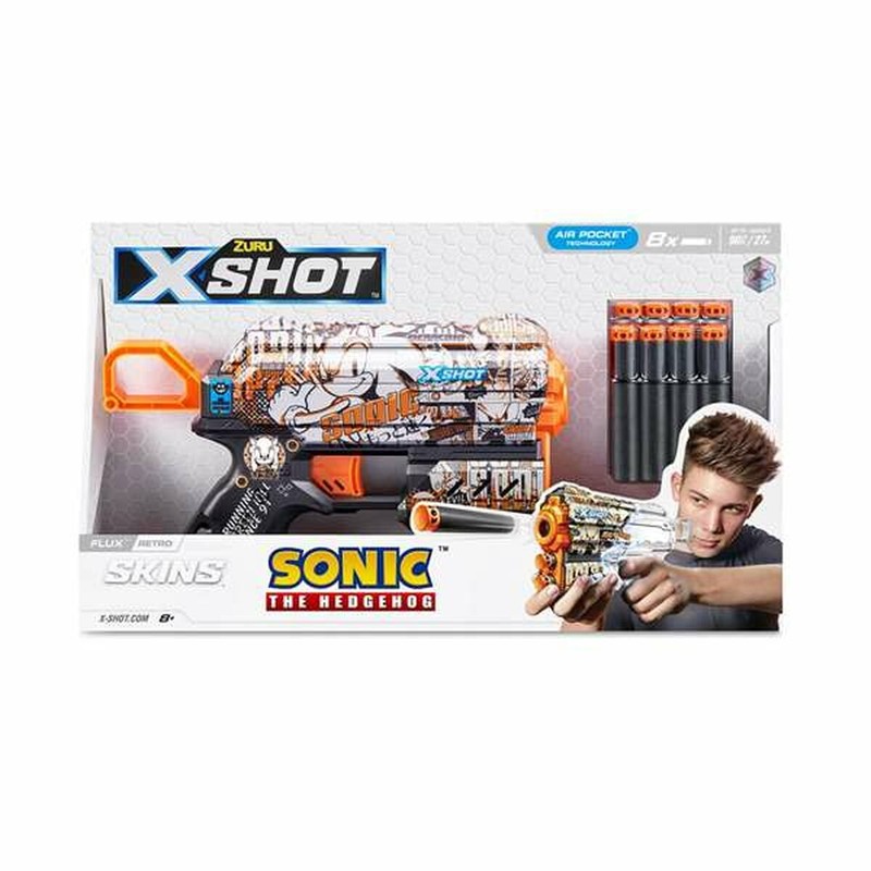 Juguetes Exterior Niños: Pistola de Dardos Zuru X-Shot Sonic Skins Flux