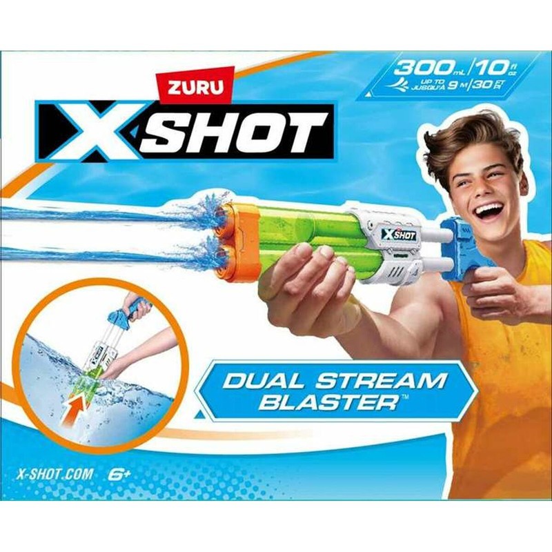 Juguetes Exterior Niños: Pistola de Agua Zuru X-Shot Small Quad Stream Blaster