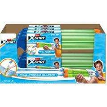 Juguetes Exterior Niños: Pistola de Agua Zuru X-Shot Quad Stream Blaster