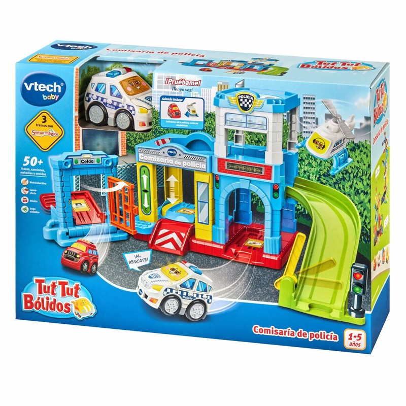 Coches Juguete Niños Vtech Tut Tut Bólidos - Playset Policía