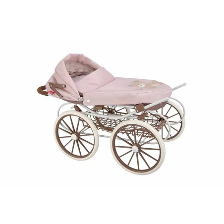 Carrito de bebé de juguete grande con estructura resistente
