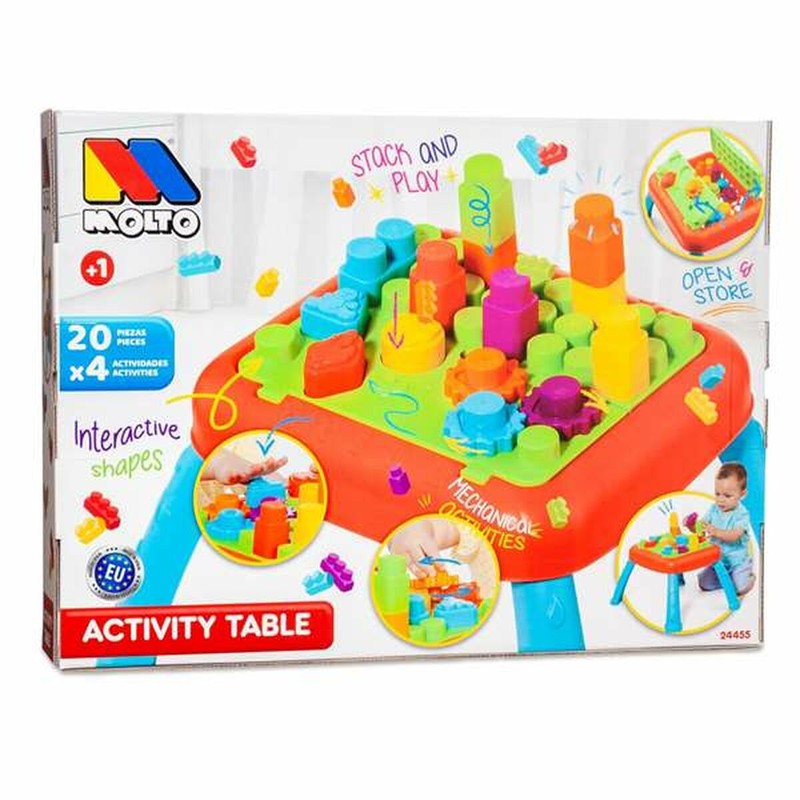 Juguetes exterior niños: Mesa Multijuegos Moltó 20 Piezas
