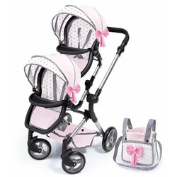 Muñecas Niñas: Carrito Gemelar Rosa Reig para Pasear - Compra online en MegaJuguetes