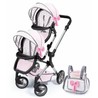 Muñecas Niñas: Carrito Gemelar Rosa Reig para Pasear - Compra online en MegaJuguetes