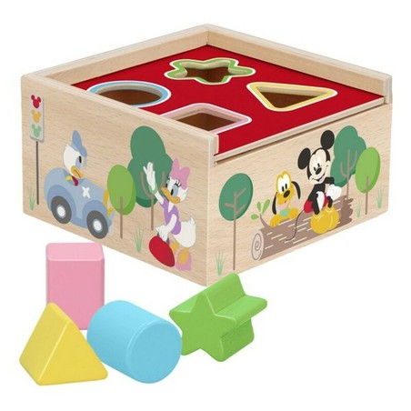 Juegos Mesa Niños: Cubo Disney de Madera Educativo (13 cm) - Compra online en MegaJuguetes