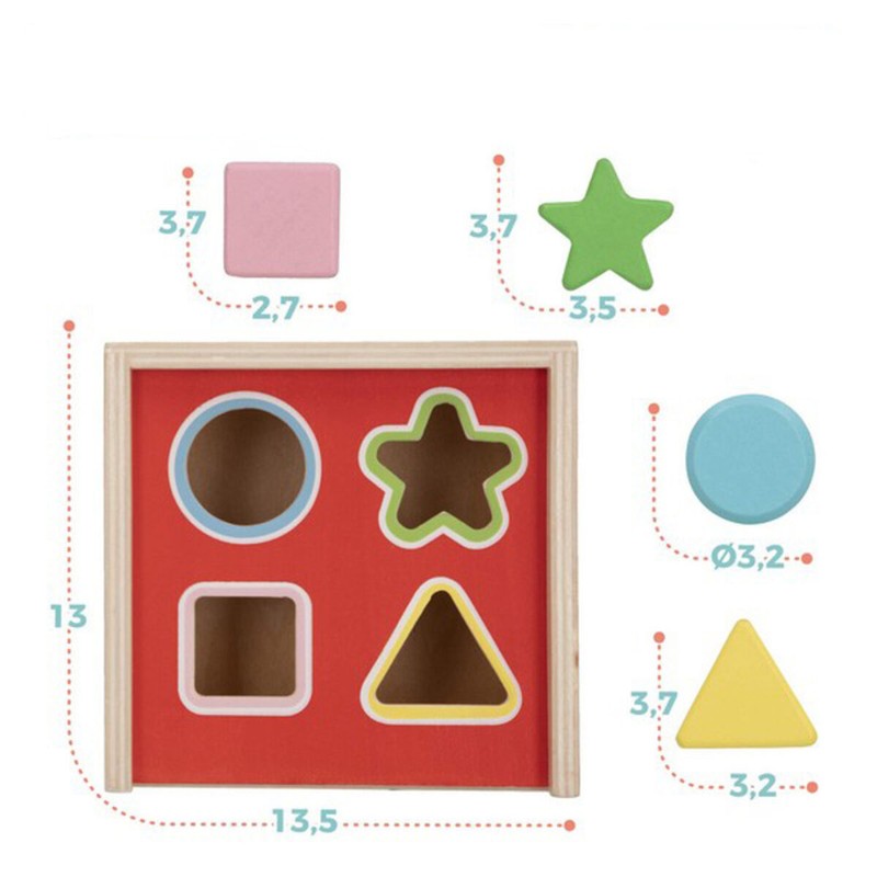 Juegos Mesa Niños: Cubo Disney de Madera Educativo (13 cm)