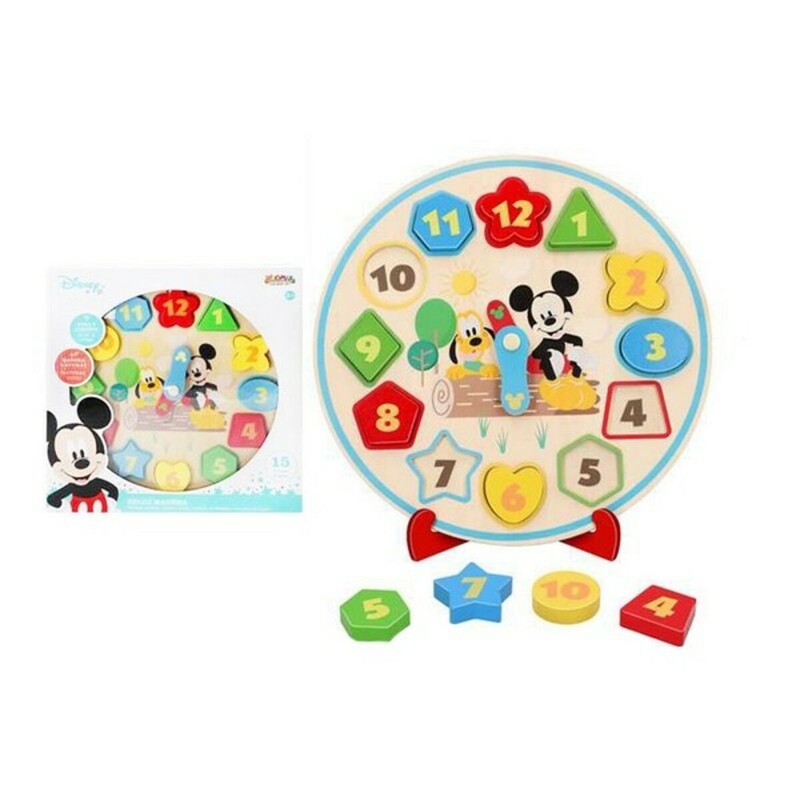 Reloj Infantil Disney de Pared - Diseño Educativo 30cm - Compra online en MegaJuguetes