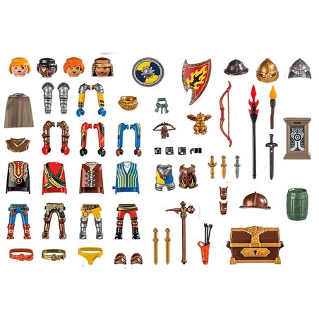 Figuras Acción Niños Playmobil Novelmore - Set 45 Piezas