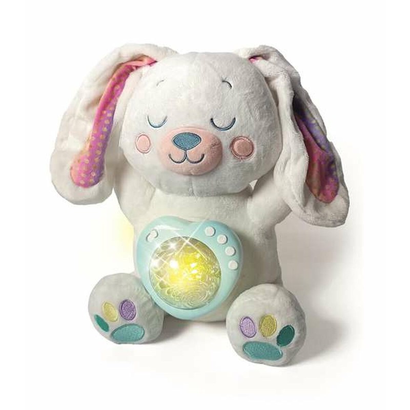 Juguete interactivo para recién nacido, peluche de conejo Clementoni
