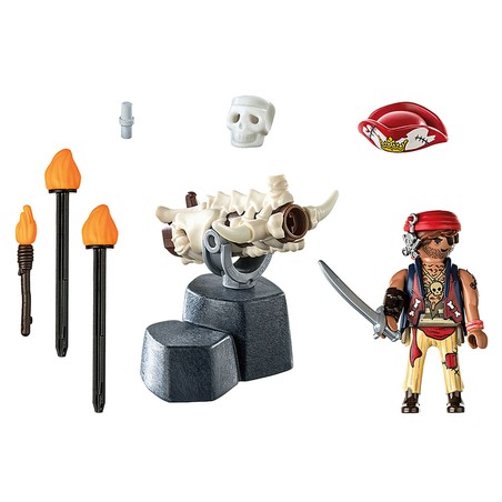 Figuras Acción Niños: Playset Playmobil Pirata 71421, 20 Piezas