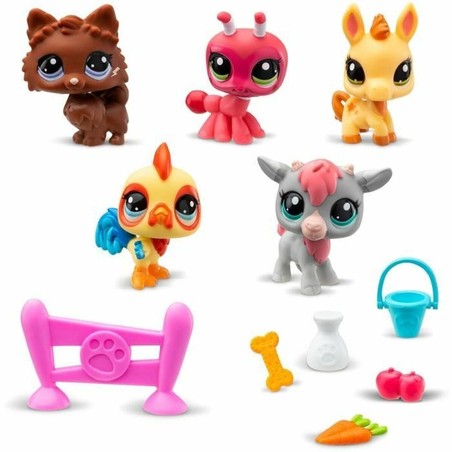 Figuras Acción Niños Bandai Littlest Pet Shop Set Animales