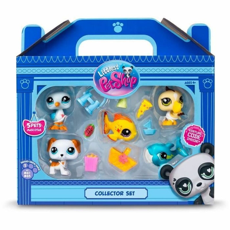 Figuras Acción Niños Bandai Littlest Pet Shop – Set de Animales Plástico
