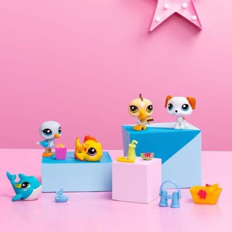 Figuras Acción Niños Bandai Littlest Pet Shop – Set de Animales Plástico