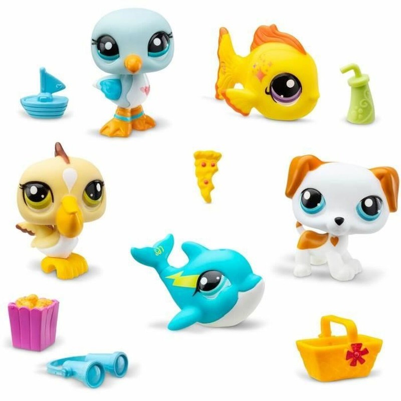 Figuras Acción Niños Bandai Littlest Pet Shop – Set de Animales Plástico