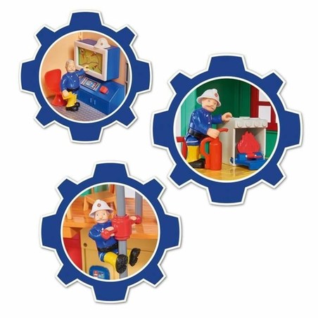 Figuras Acción Niños: Playset Estación de Bomberos Electrónica Smoby