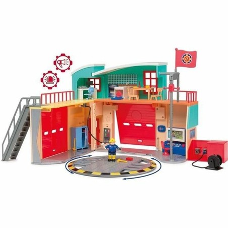 Figuras Acción Niños: Playset Estación de Bomberos Electrónica Smoby