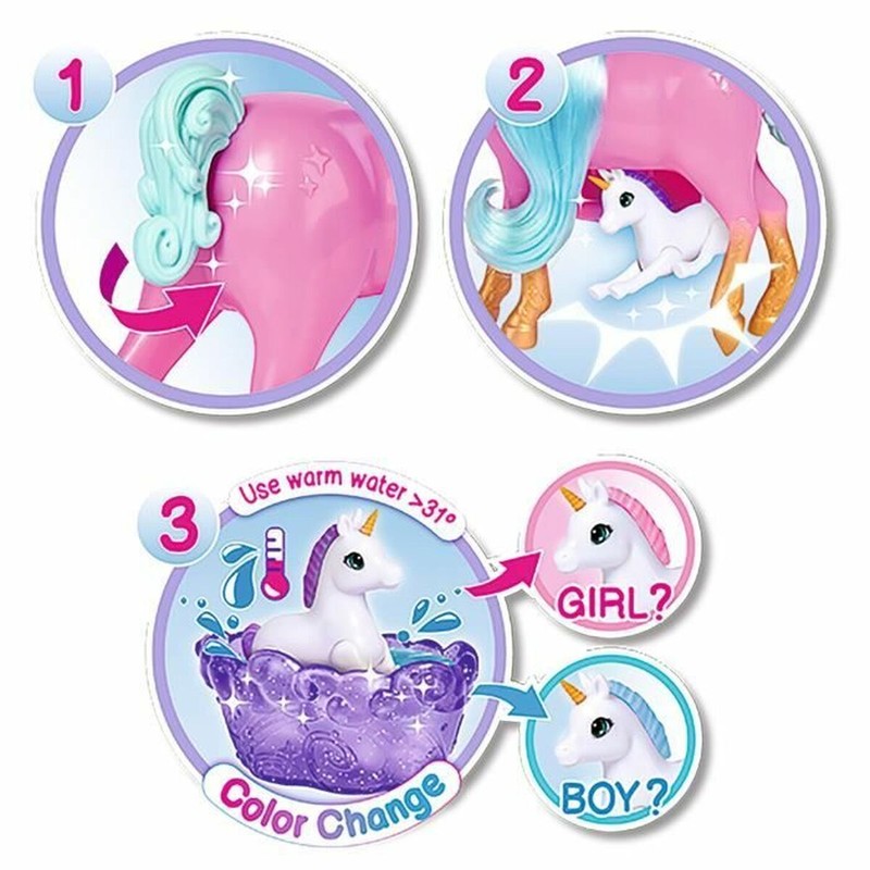 Muñecas Niñas Simba Steffi Love Welcome Unicorn - Muñeco Bebé Mágico
