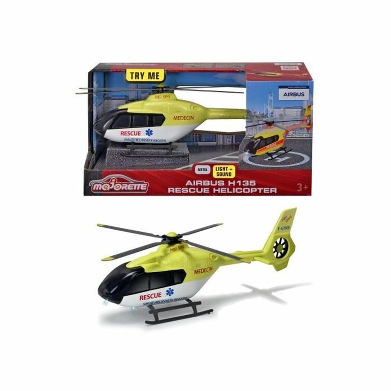 Coches juguete niños: Helicóptero Majorette Airbus H135 Rescate - Compra online en MegaJuguetes