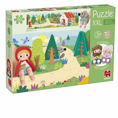 Puzzle Infantil Diset XXL Caperucita Roja 30 Piezas - Compra online en MegaJuguetes