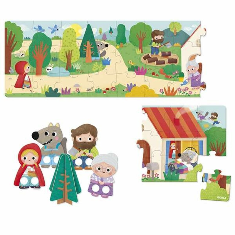 Puzzle Infantil Diset XXL Caperucita Roja 30 Piezas