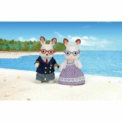 Figuras Acción Niños Sylvanian Families: Abuelos Conejo Chocolate - Compra online en MegaJuguetes