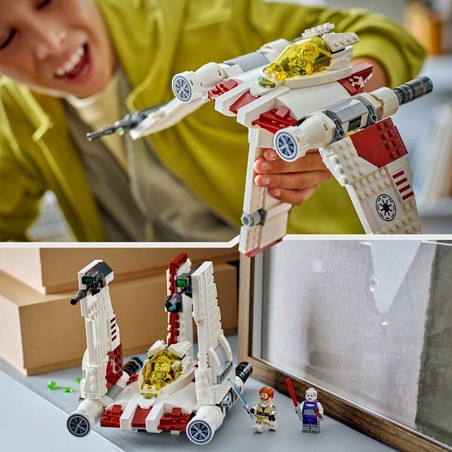 Diseño detallado de la nave Lego Star Wars