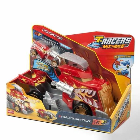 Coches Juguete Niños: Camión Portavehículos Magicbox T-Racers Launcher