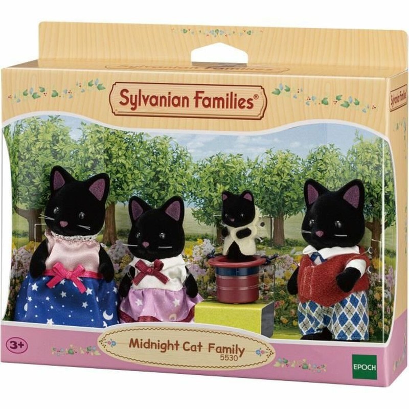 Figuras Acción Niños Sylvanian Families: Familia Gatos Magos 5530