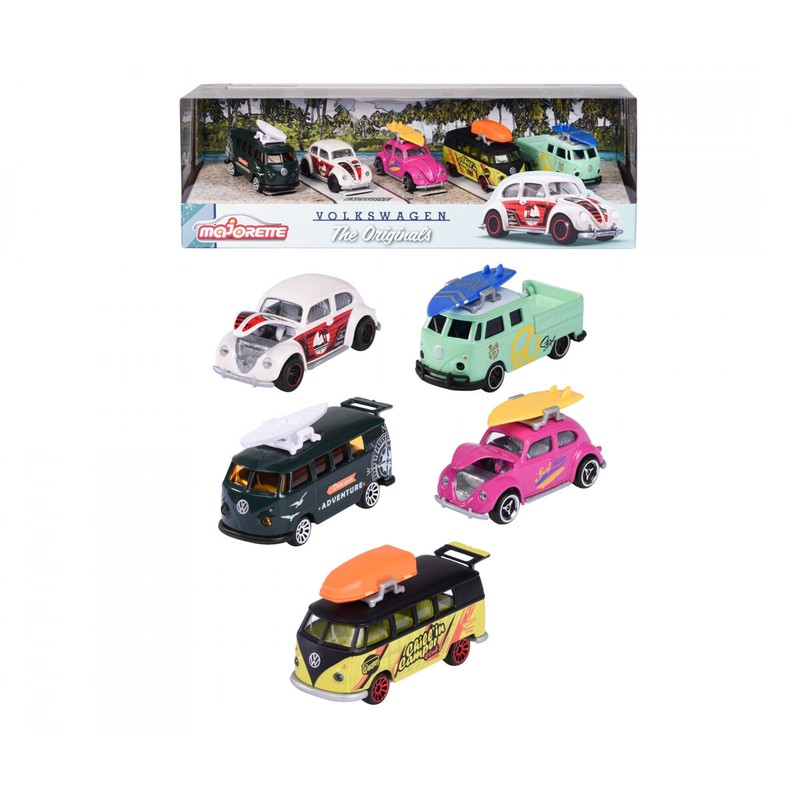 Coches Juguete Niños Majorette Volkswagen Originals Blanco
