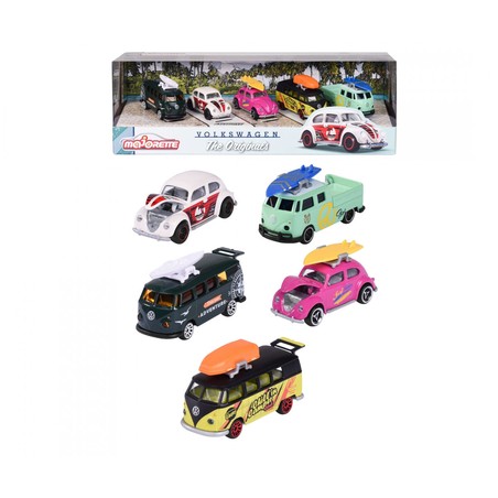 Coches Juguete Niños Majorette Volkswagen Originals Blanco