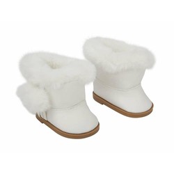 Muñecas Niñas: Zapatos con Pelo Arias Blancos para Muñeca 45cm - Compra online en MegaJuguetes