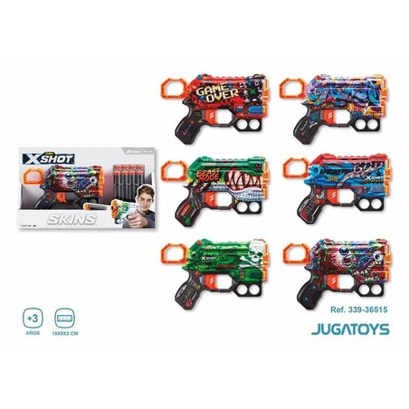 Pistola de Dardos Niños X-Shot Skins Menace
