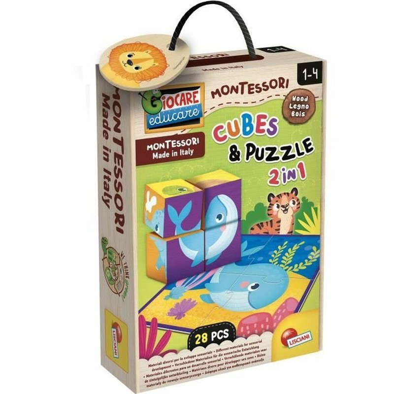 Juegos Mesa Niños Lisciani Cubes & Puzzle Educativo - Compra online en MegaJuguetes