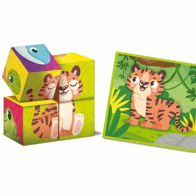 Juegos Mesa Niños Lisciani Cubes & Puzzle Educativo