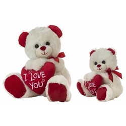 Peluches Niños Oso Corazón I Love You 28 cm - Compra online en MegaJuguetes 2