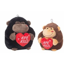 Peluches Niños BigBuy Fun Gorila Corazón 22cm - Compra online en MegaJuguetes 2