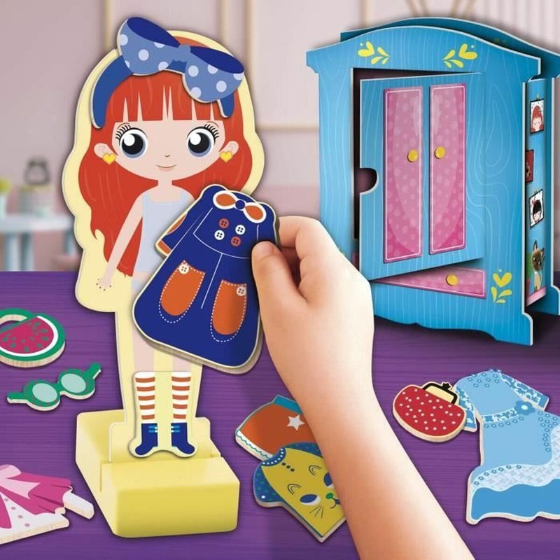 Juegos Mesa Niños Lisciani: Magnetic Fashion Doll Educativo