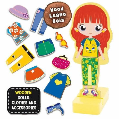 Juegos Mesa Niños Lisciani: Magnetic Fashion Doll Educativo