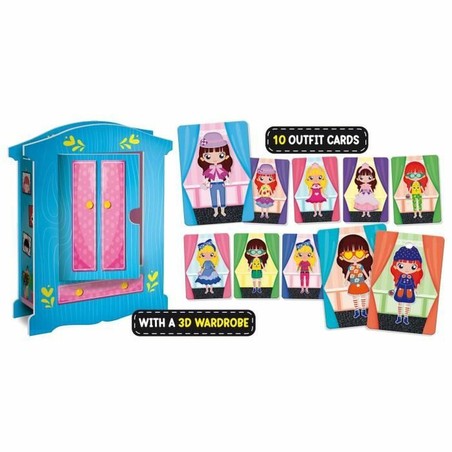 Juegos Mesa Niños Lisciani: Magnetic Fashion Doll Educativo