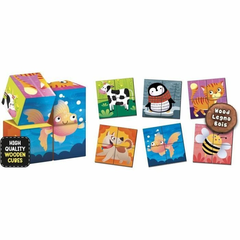 Juegos Mesa Niños Lisciani Giochi Cubes & Logic 2 en 1 Educativo