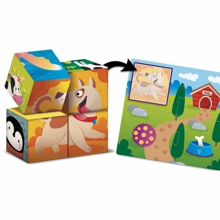 Juegos Mesa Niños Lisciani Giochi Cubes & Logic 2 en 1 Educativo