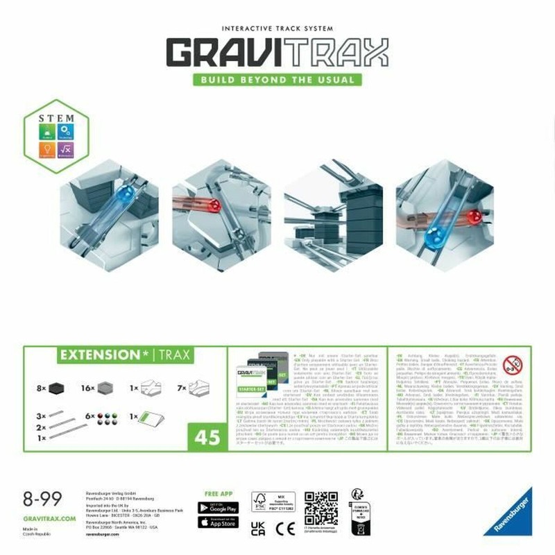 Juegos Mesa Niños Ravensburger GraviTrax Expansión Rieles Creativos